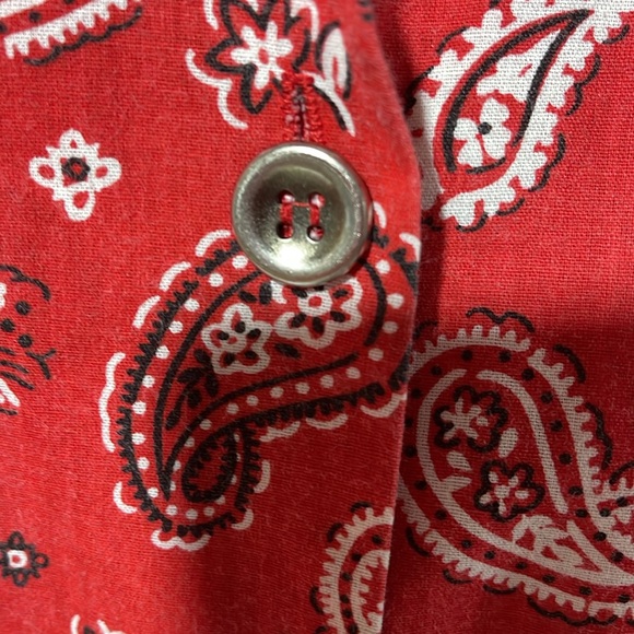 VINTAGE BANDANA ROCKABILLY SHIRT! - Picture 3 of 4